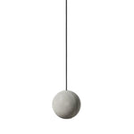 Moon Concrete Pendant Light – Modern Minimalist LED Ceiling Lamp