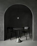 Moon Concrete Pendant Light – Modern Minimalist LED Ceiling Lamp