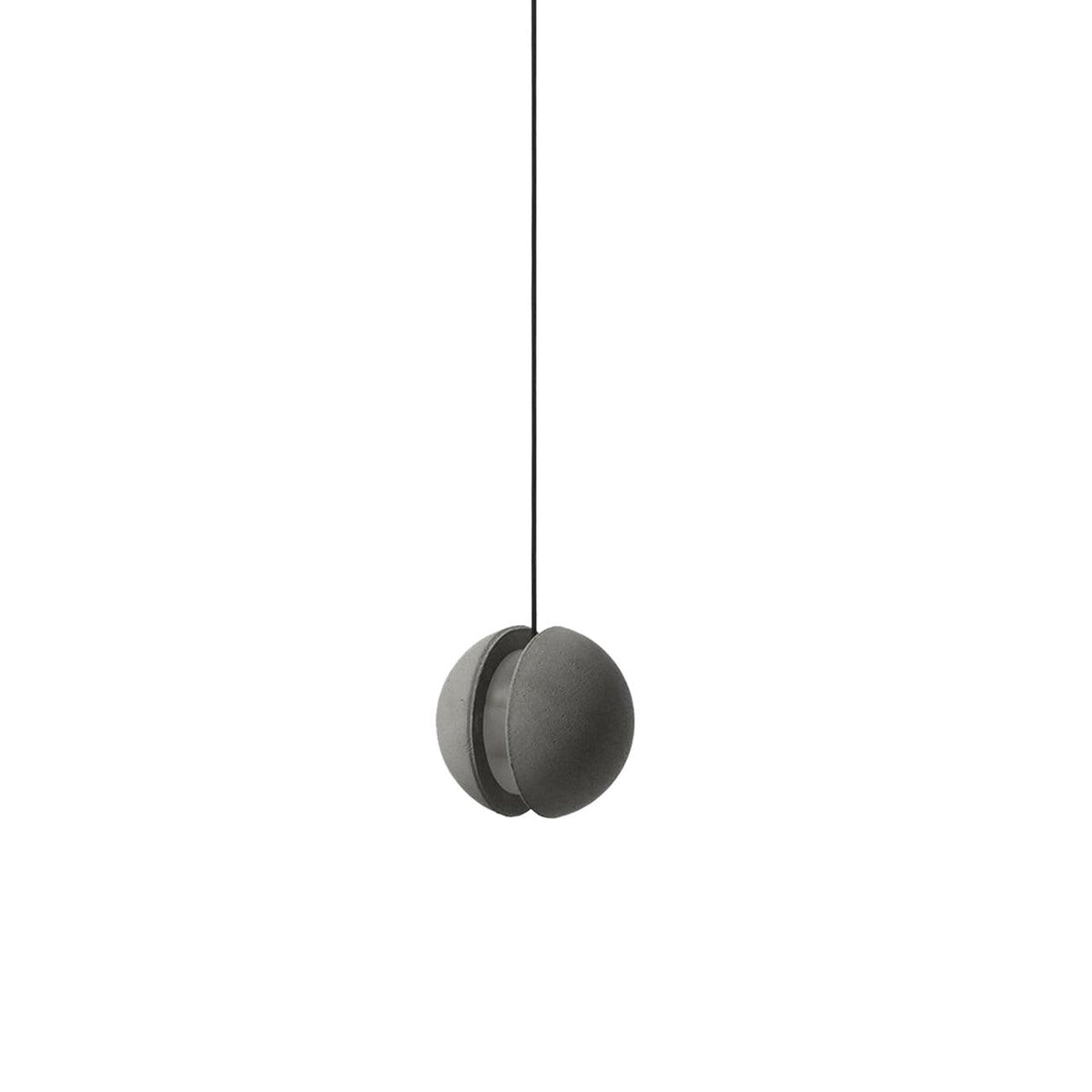 Moon Concrete Pendant Light – Modern Minimalist LED Ceiling Lamp