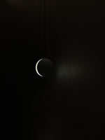 Moon Concrete Pendant Light – Modern Minimalist LED Ceiling Lamp