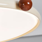 Moondrop Ceiling Light – Modern LED Flush Mount with Terracotta Accents