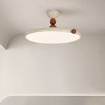Moondrop Ceiling Light – Modern LED Flush Mount with Terracotta Accents