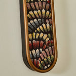 Mosaic Wall Sconce with Embroidered Fabric Shade in Gold or Black
