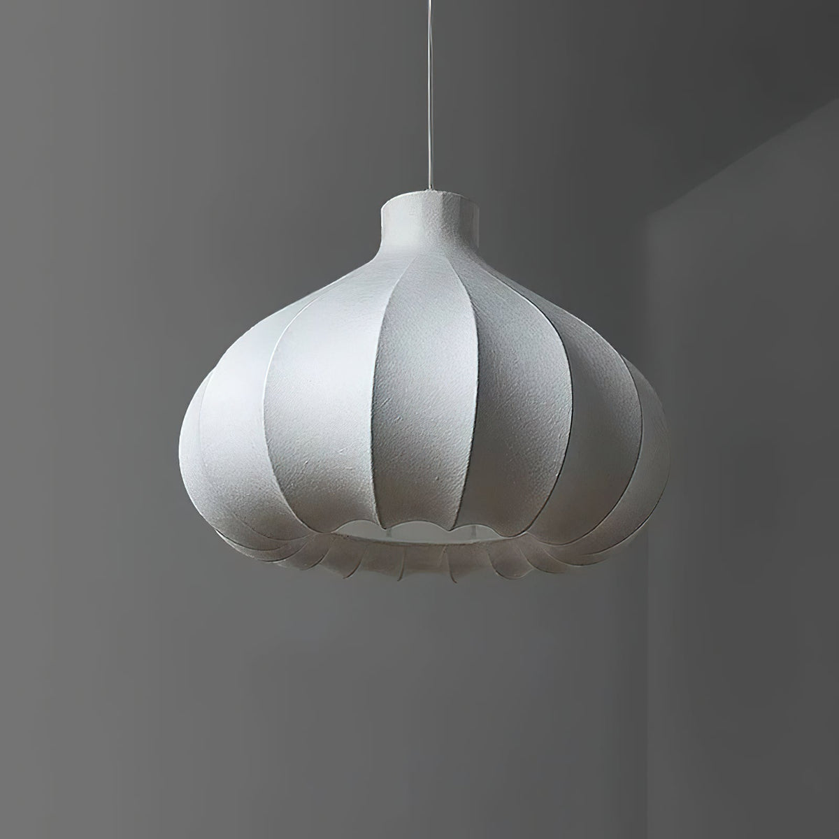 Mosh Silk Pendant Lamp – Modern Minimalist Ceiling Light for Living & Dining