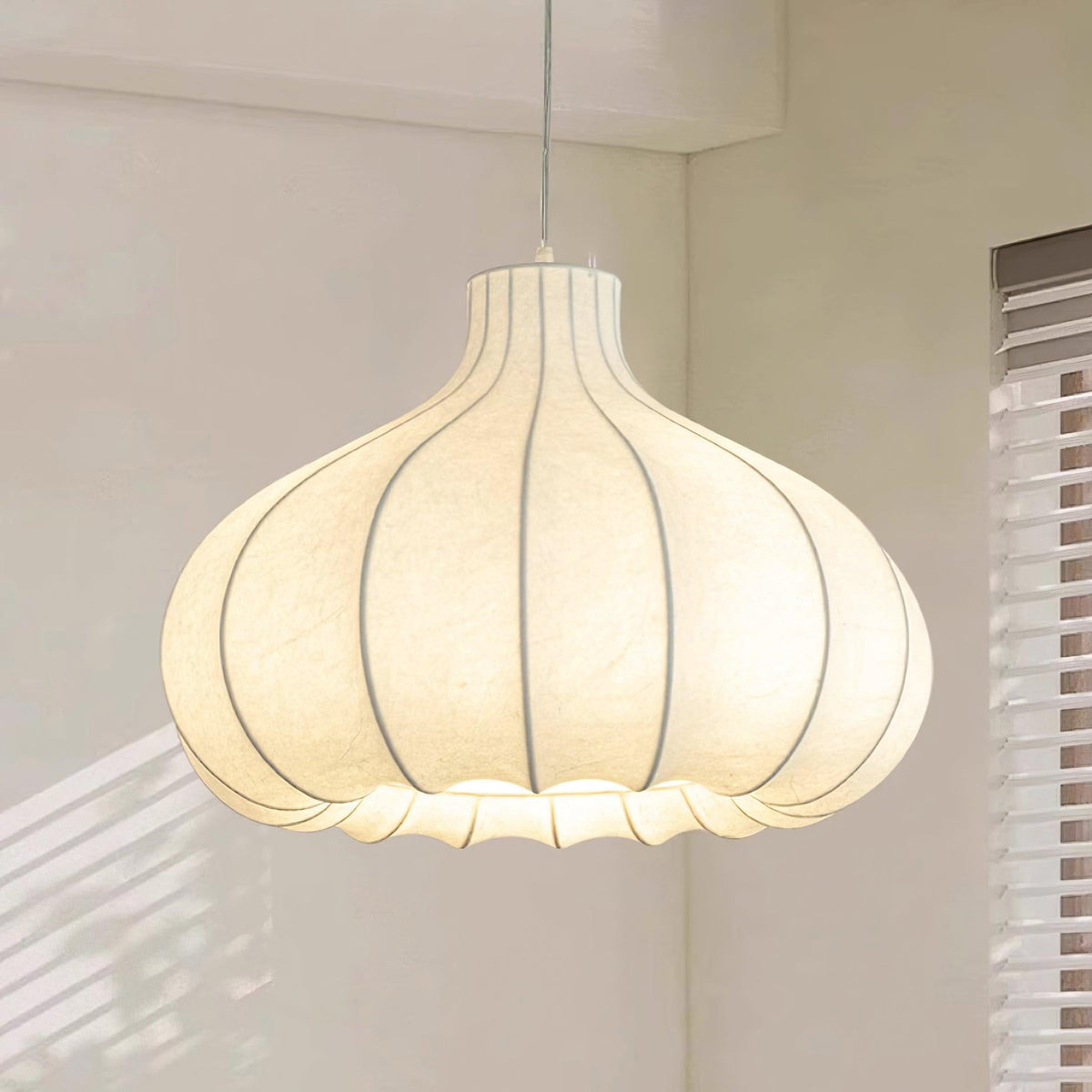 Mosh Silk Pendant Lamp – Modern Minimalist Ceiling Light for Living & Dining