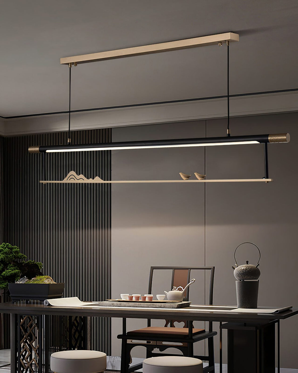 Mountain Bird LED Pendant Light