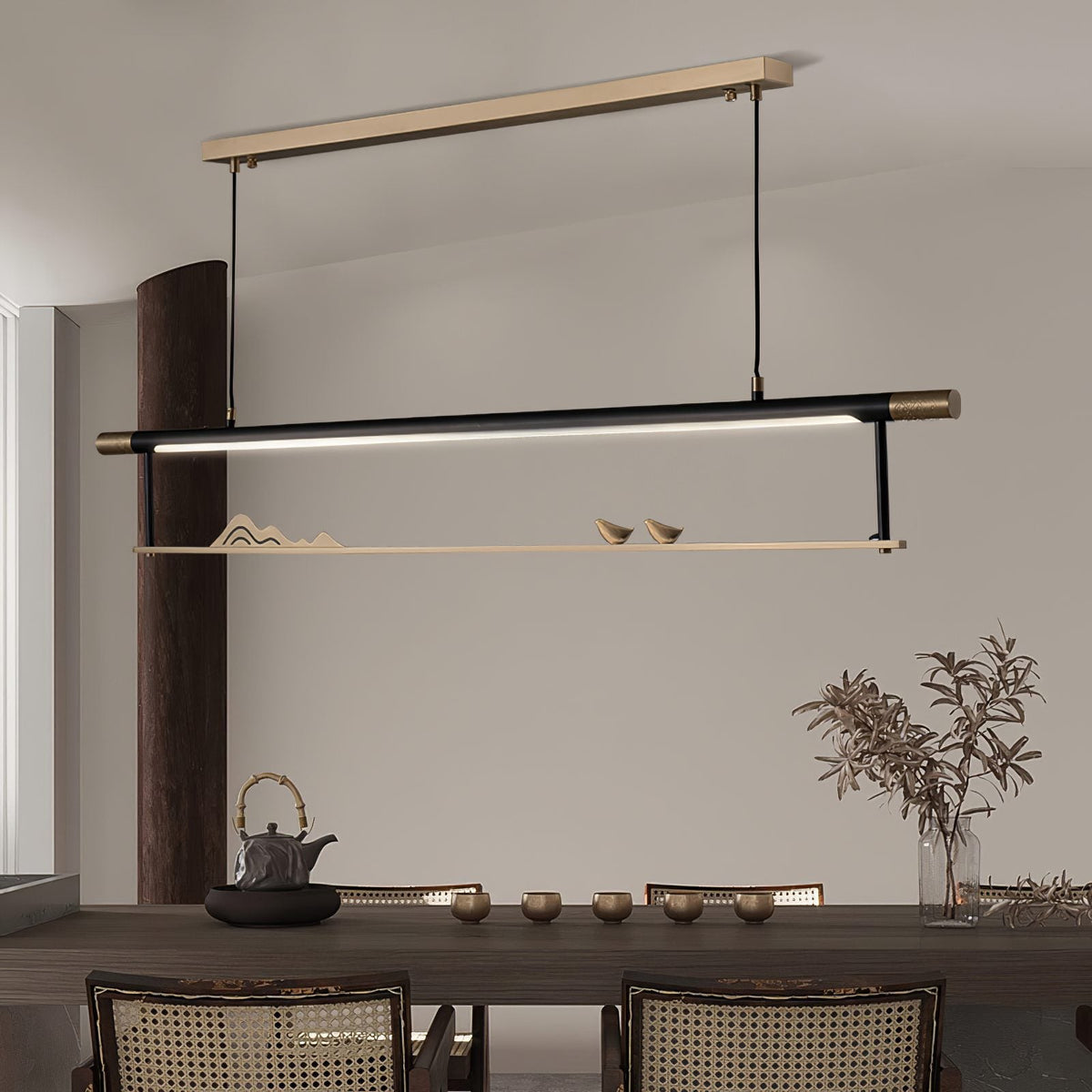 Mountain Bird LED Pendant Light
