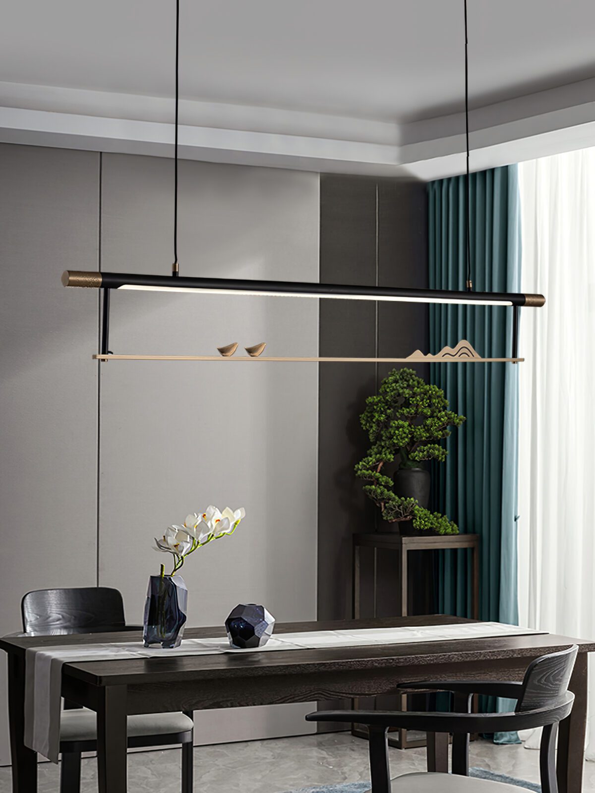 Mountain Bird LED Pendant Light