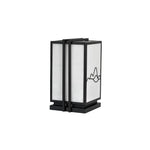 Mountain Outdoor Post Light – Sculptural Stainless Steel LED Landscape Lamp