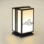 Mountain Outdoor Post Light – Sculptural Stainless Steel LED Landscape Lamp