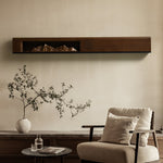 Mountain Reverie Wall Sconce — Handcrafted Wood LED Wall Light