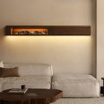 Mountain Reverie Wall Sconce — Handcrafted Wood LED Wall Light