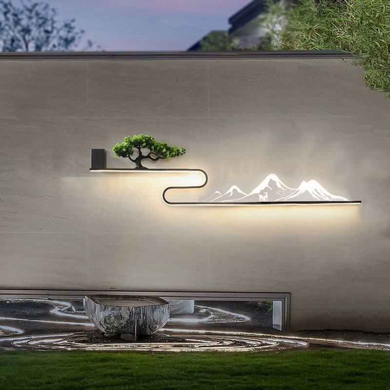 Mountain Scenery Outdoor Wall Lights Li002655