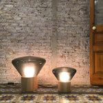 Bois Table Lamp – Handcrafted Wood & Blown Glass Designer Lamp