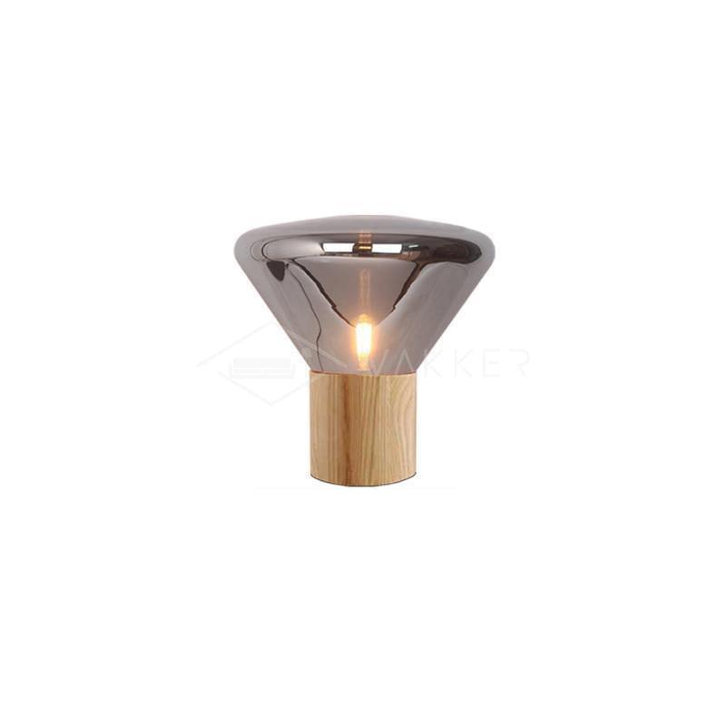 Bois Table Lamp – Handcrafted Wood & Blown Glass Designer Lamp