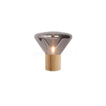 Bois Table Lamp – Handcrafted Wood & Blown Glass Designer Lamp