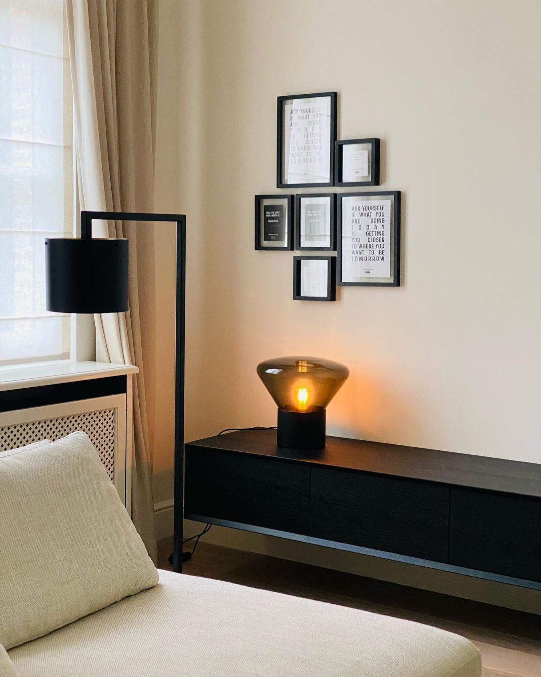 Bois Table Lamp – Handcrafted Wood & Blown Glass Designer Lamp