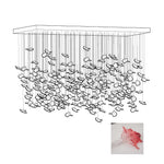 Multicolor Crystal Maple Leaf Chandelier