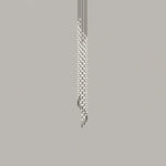 Multidot Modern LED Chandelier with Acrylic Spheres and Metal Rings