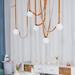 Multiple Belt Art Pendant Light