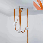 Multiple Belt Art Pendant Light