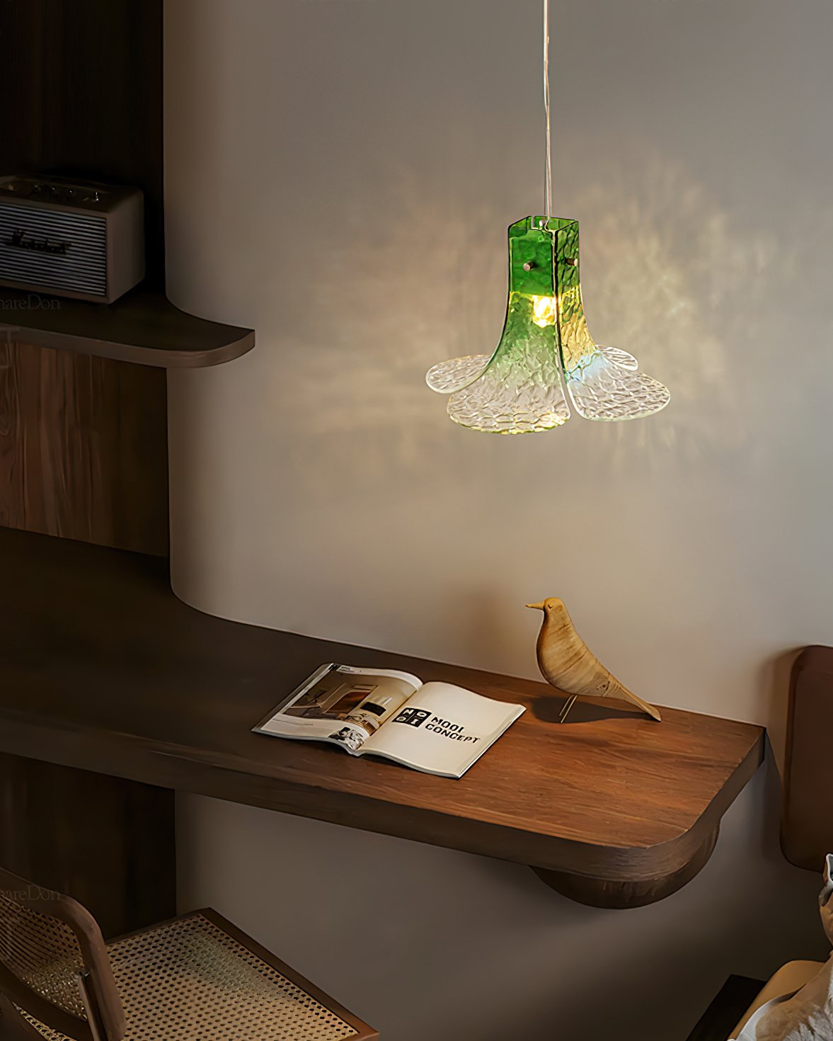 Murano Flower Pendant Lamp