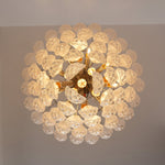 Aurelia Glass Droplet Chandelier – Modern Waterfall Pendant Light for Dining Room and Foyer