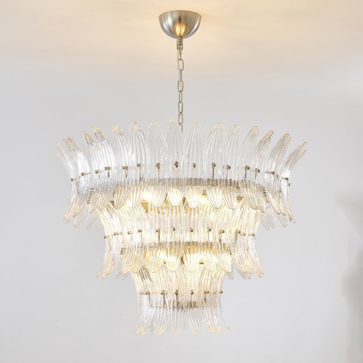 Murano Palmette Crown Chandelier
