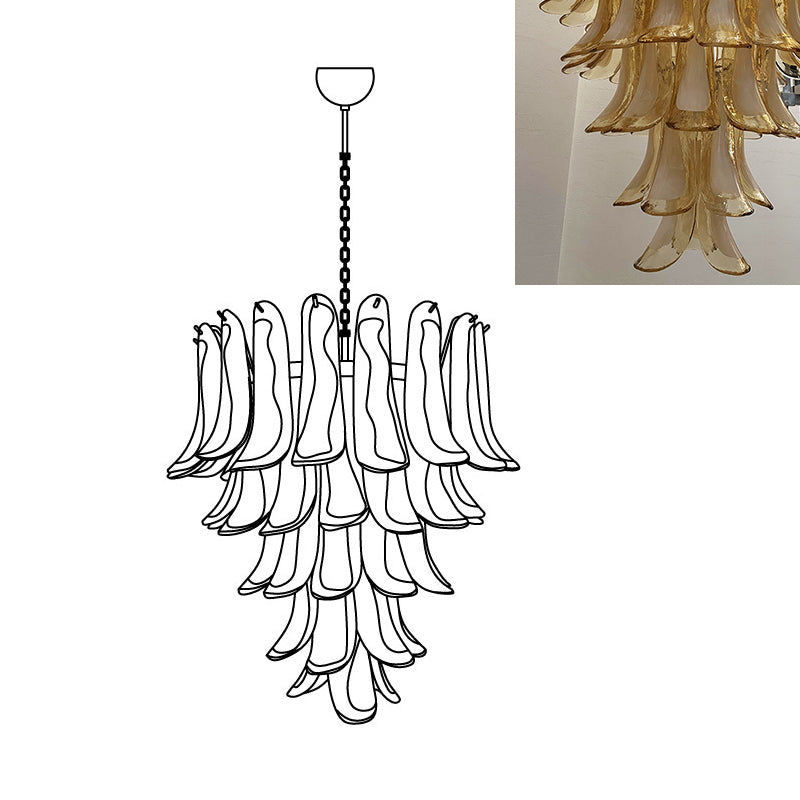 murano-petal-chandelier