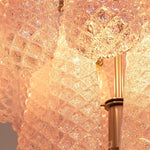 Pink Glass Dewdrop Chandelier | Modern Designer Lighting