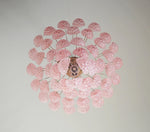 Pink Glass Dewdrop Chandelier | Modern Designer Lighting