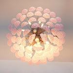 Pink Glass Dewdrop Chandelier | Modern Designer Lighting