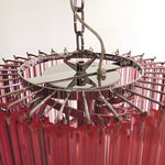 Spiral Prism Glass Chandelier – Hand-Cut Faceted Pendant Light