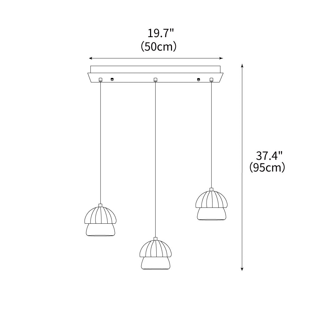 mushroom-cluster-chandelier
