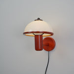 Seren Mushroom Oak Wall Lamp