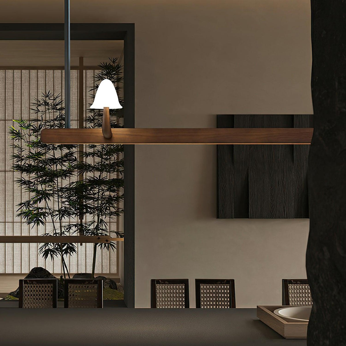 mushroom-beam-chandelier
