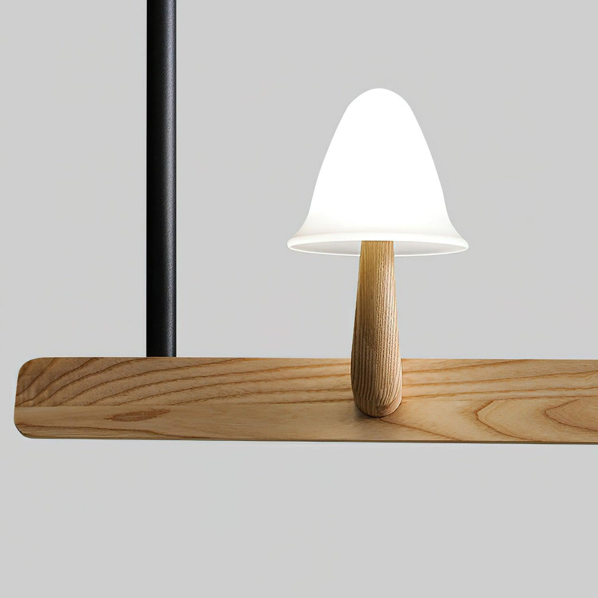 mushroom-beam-chandelier