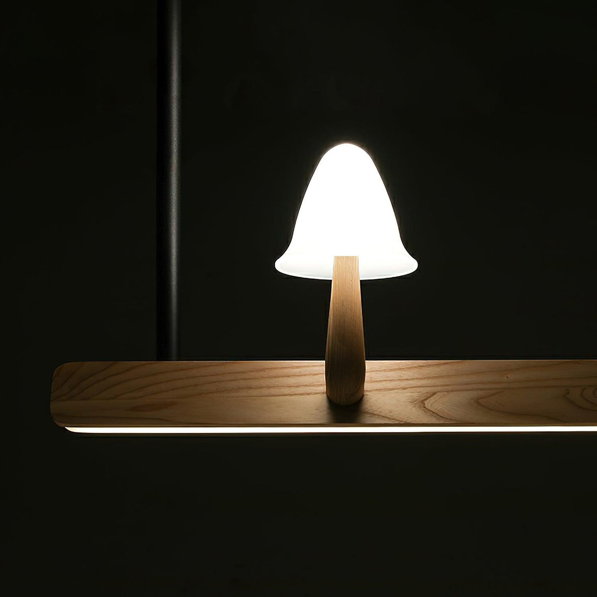 mushroom-beam-chandelier