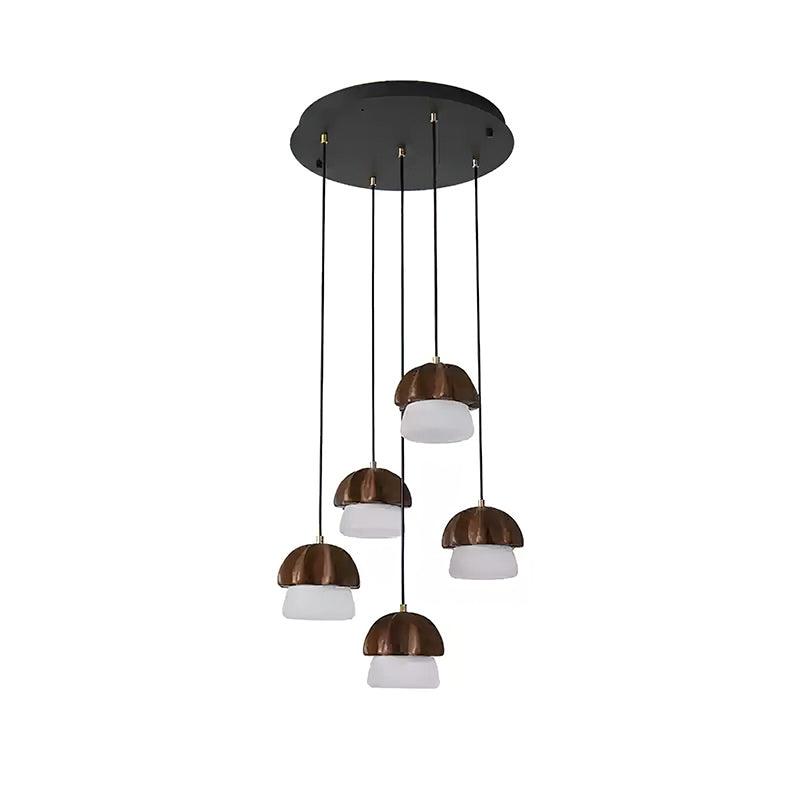 mushroom-cluster-chandelier
