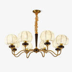 Mushroom Fabric Chandelier – Vintage-Inspired Designer Ceiling Light