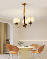 Mushroom Fabric Chandelier – Vintage-Inspired Designer Ceiling Light