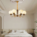 Mushroom Fabric Chandelier – Vintage-Inspired Designer Ceiling Light