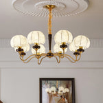 Mushroom Fabric Chandelier – Vintage-Inspired Designer Ceiling Light