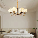 Mushroom Fabric Chandelier – Vintage-Inspired Designer Ceiling Light