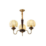 Mushroom Fabric Chandelier – Vintage-Inspired Designer Ceiling Light