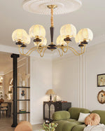 Mushroom Fabric Chandelier – Vintage-Inspired Designer Ceiling Light