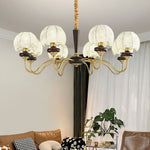 Mushroom Fabric Chandelier – Vintage-Inspired Designer Ceiling Light