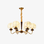 Mushroom Fabric Chandelier – Vintage-Inspired Designer Ceiling Light