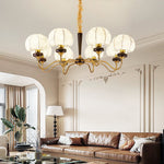 Mushroom Fabric Chandelier – Vintage-Inspired Designer Ceiling Light