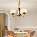 Mushroom Fabric Chandelier – Vintage-Inspired Designer Ceiling Light